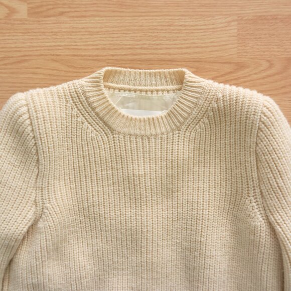 MAISON MARGIELA Women's Knit Beige Wool Sweater, Sizer S, Made in Italy - Picture 2 of 11